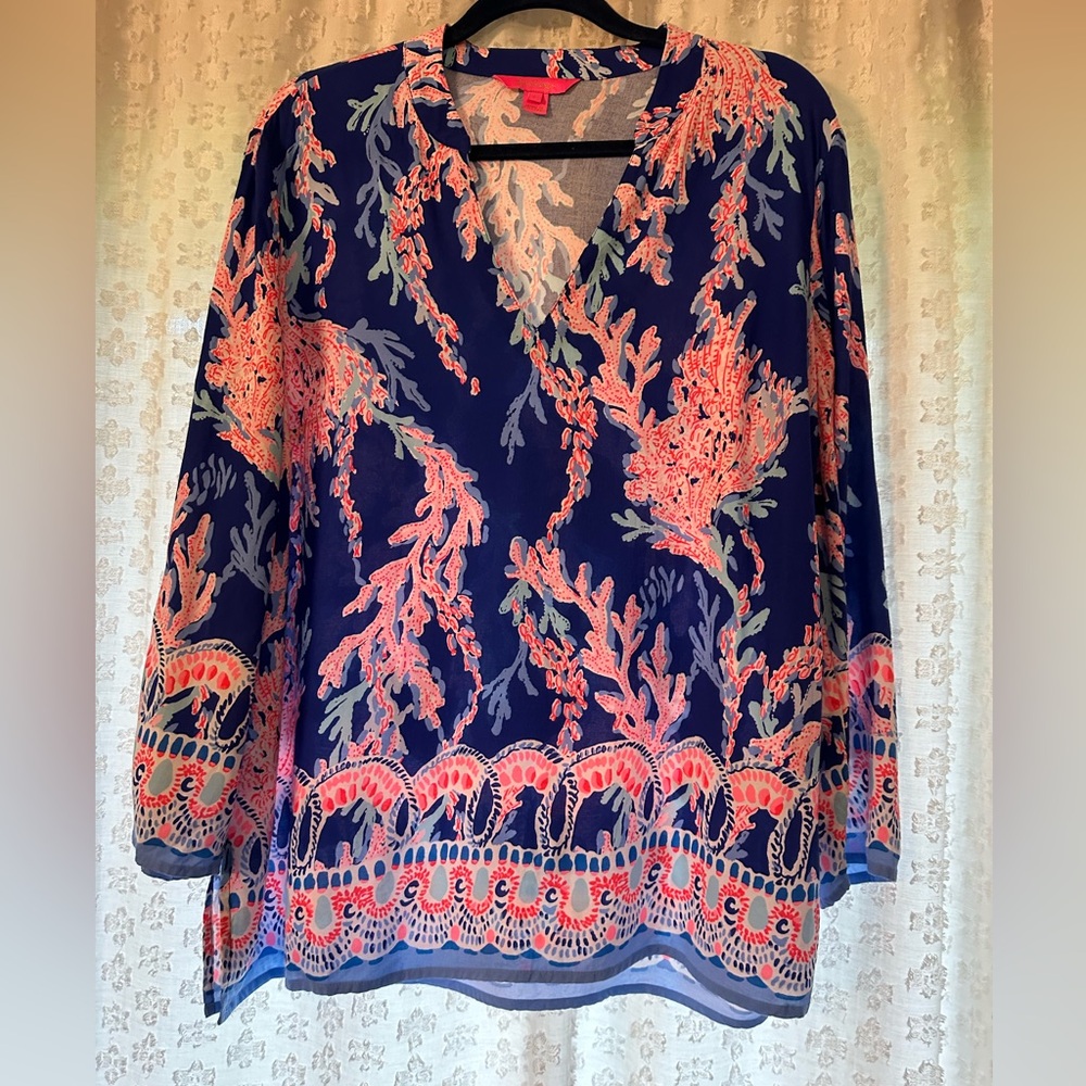 Lilly Pulitzer Borealis Blue Swim on Over